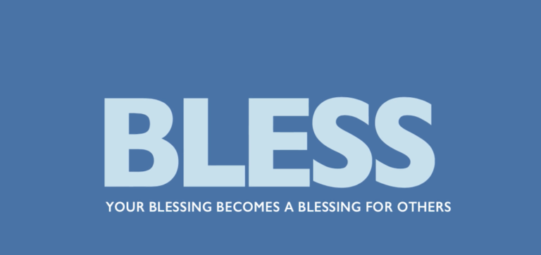 Your blessing becomes a blessing for others